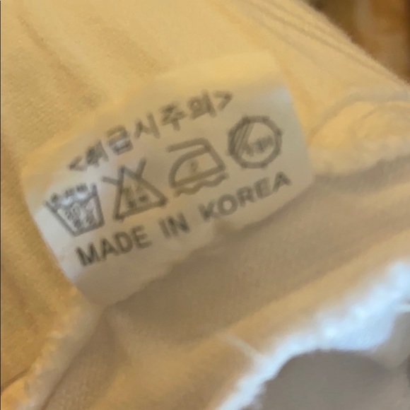 🆕Woman’s white pants MADE IN KOREA SIZE MEDIUM🤍🇰🇷 - Picture 4 of 4